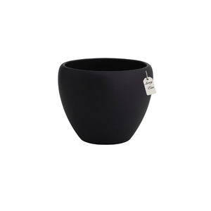 Matte Finish Round Planter – Modern Decorative Pot - Small