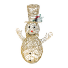 Golden Rattan Snowman Luxury Casa