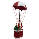 Santa Parachute White Drum Decoration Luxury Casa