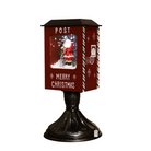 Christmas Musical Santa Table Mailbox with Snowfall Luxury Casa