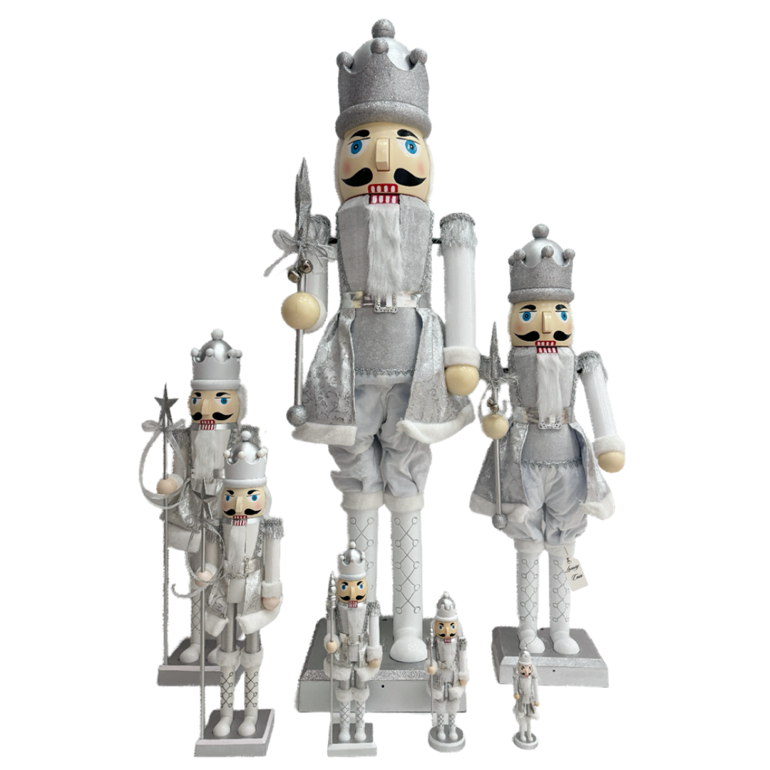 Silver Christmas Nutcracker Luxury Casa