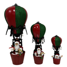 Santa Hot Air Balloon with LED Luxury Casa