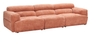 Luxury Alis Orange Modular Sectional Sofa