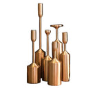 Golden candle set 6 pcs Luxury Casa