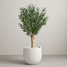 Artificial Olive Tree With Natural Wooden Trunk 120 cm Luxury Casa