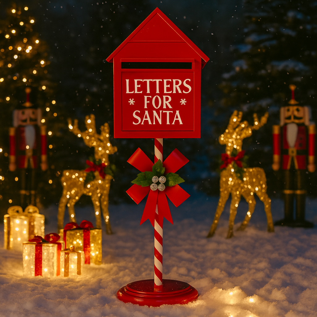 Christmas Letters for Santa Mailbox Decoration Luxury Casa