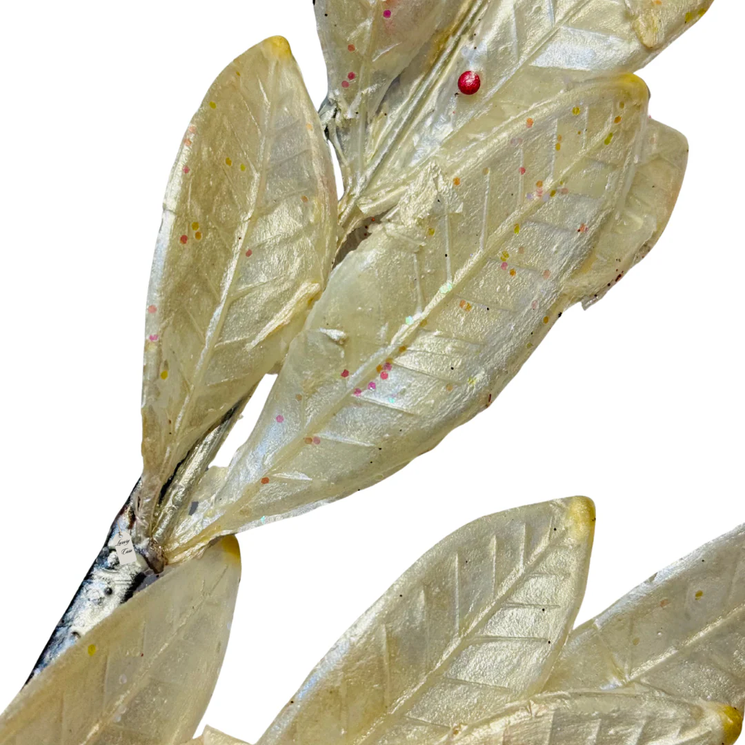 Christmas Silver Leaf Garland Decoration Luxury Casa