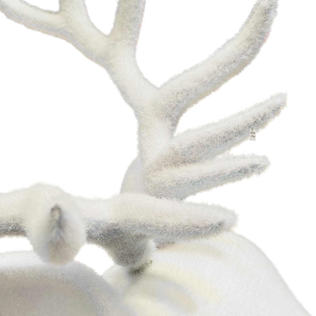 Reindeer with Antlers & Scarf Luxury Casa