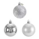 Christmas Baubles Ornaments Set – 24 pcs (10 cm, Glitter, Glossy & Matte Christmas Tree Decorations) Luxury Casa