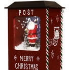 Christmas Musical Santa Table Mailbox with Snowfall Luxury Casa