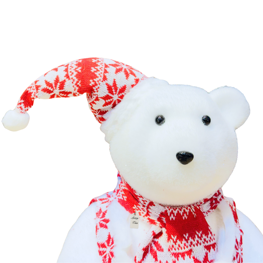 Bear Figurine with Scarf & Coat Luxury Casa