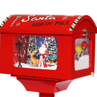 Christmas Musical Table Mailbox with Snowfall Luxury Casa