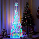 Geometric Multicolor Christmas Tree Decoration Luxury Casa