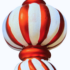 Christmas Striped Drop Candy Ornament Luxury Casa