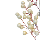 Christmas Pearl White Berry Stem Decoration Luxury Casa