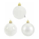 Christmas Baubles Ornaments Set – 24 pcs (6 cm, Glitter, Glossy & Matte Christmas Tree Decorations) Luxury Casa