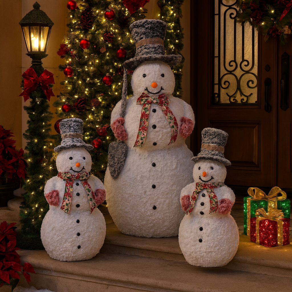 Frosty Snowman Decoration Luxury Casa