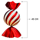 Christmas Round Striped Candy Ornament Luxury Casa