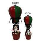 Santa Hot Air Balloon with LED Luxury Casa