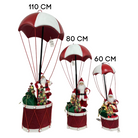Santa Parachute White Drum Decoration Luxury Casa