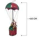 Santa Parachute with Drum Base – Collapsible Christmas Decoration Luxury Casa