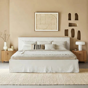 Bed Frame Modern King Queen Size for bedroom Without Mattress