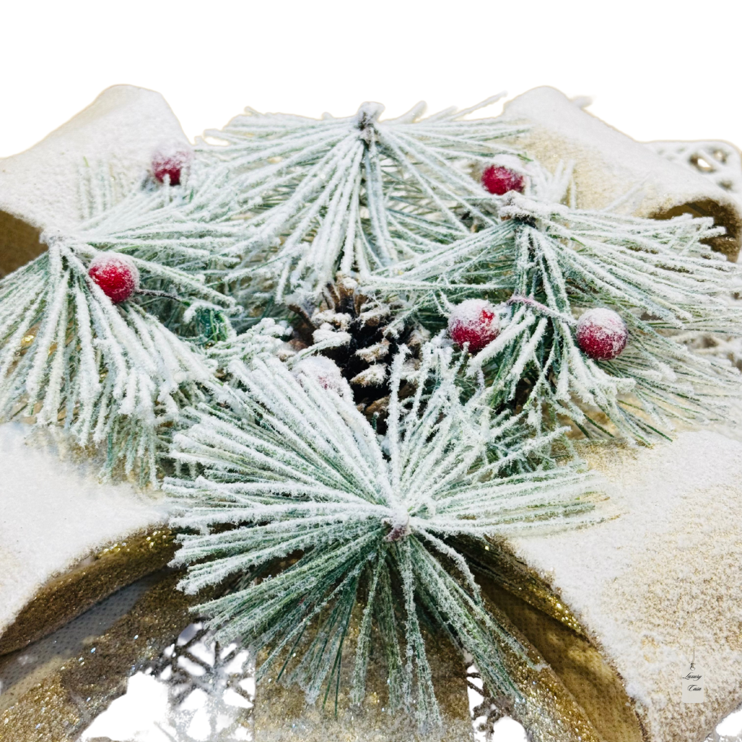 Frosted Pine LED Gift Box Set Luxury Casa