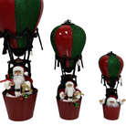 Santa Hot Air Balloon with LED Luxury Casa