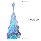 Geometric Multicolor Christmas Tree Decoration Luxury Casa