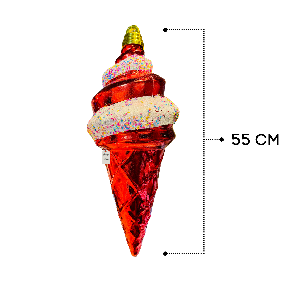 Christmas Ice Cream Cone Decoration Luxury Casa