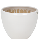 Glossy Round Planter – Modern Decorative Pot - Medium Luxury Casa