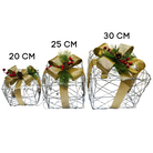 Golden Ribbon LED Gift Box Set Luxury Casa