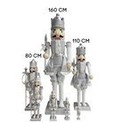 Silver Christmas Nutcracker Luxury Casa