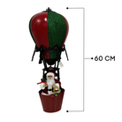 Santa Hot Air Balloon with LED Luxury Casa