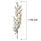 Christmas Pearl White Berry Stem Decoration Luxury Casa
