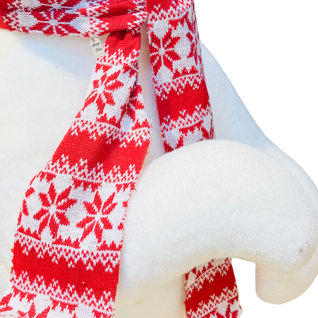 Bear Figurine with Scarf Luxury Casa