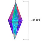 Geometric Multicolor Diamond Light Decoration Luxury Casa