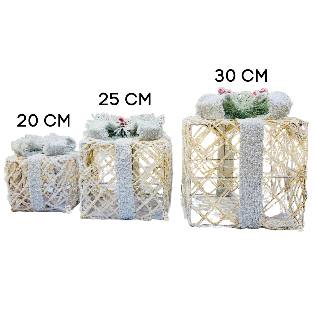 Snowy LED Gift Box Set Luxury Casa