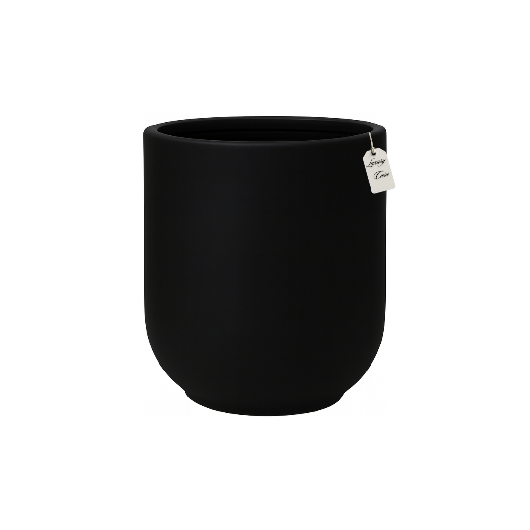 Minimalist Smooth Round Planter – Modern Decorative Pot - Small Luxury Casa