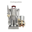Silver Christmas Nutcracker Luxury Casa