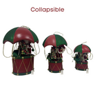 Santa Parachute with Drum Base – Collapsible Christmas Decoration Luxury Casa