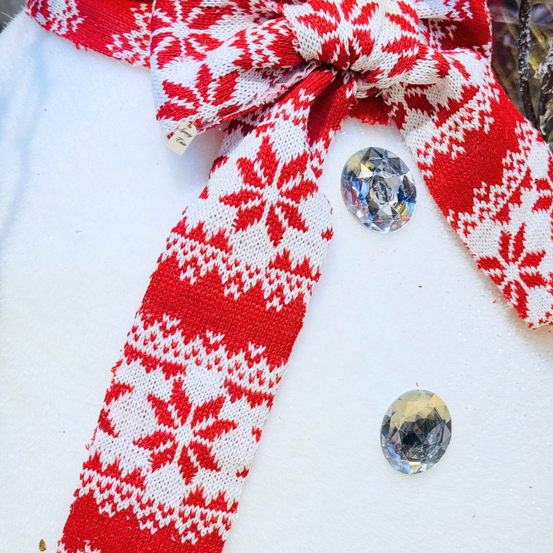 Snowman Decoration with Scarf and Pinecone Branch Arms Luxury Casa