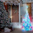 Geometric Multicolor Christmas Tree Decoration Luxury Casa