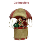Santa Parachute Drum Decoration Luxury Casa
