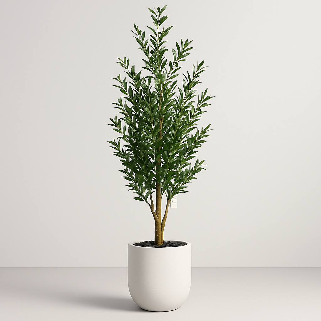 Artificial Olive Tree With Natural Wooden Trunk 180 cm Luxury Casa
