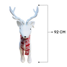 Reindeer with Antlers & Scarf Luxury Casa