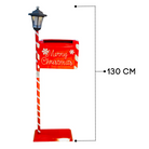 Merry Christmas Mailbox with Lamp Decoration Luxury Casa