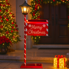Merry Christmas Mailbox with Lamp Decoration Luxury Casa