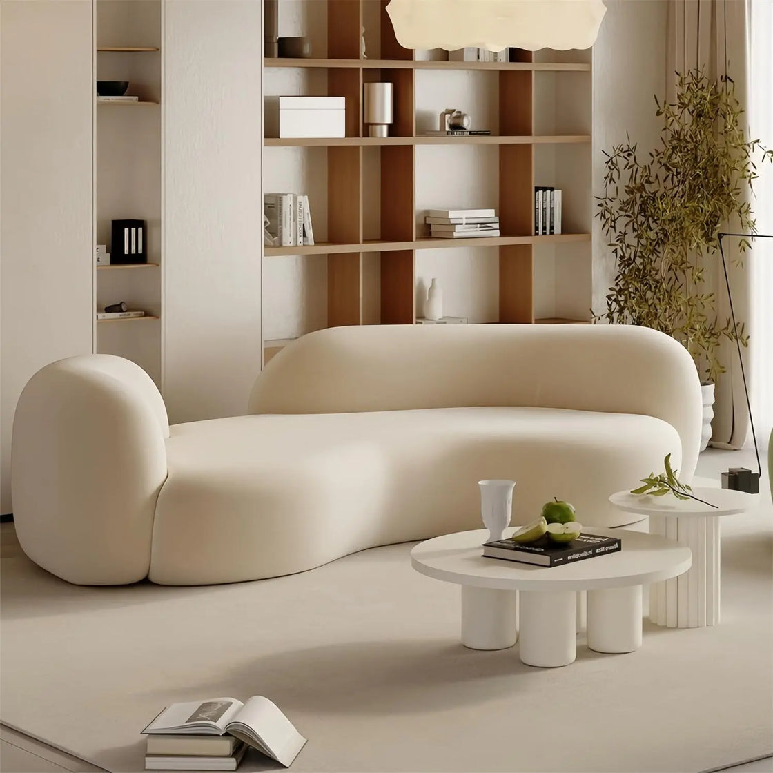Modern Curved Sofa Set Luxury Casa