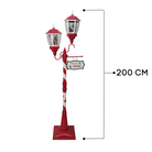 Musical Christmas Lamp Post with Snowfall Effect Luxury Casa